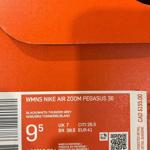 Women’s Nike Air Zoom Pegasus 36 - size 9.5 - Picture 3 of 5